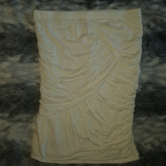 Bebe Ruched Tube Top - Picture 3 of 7